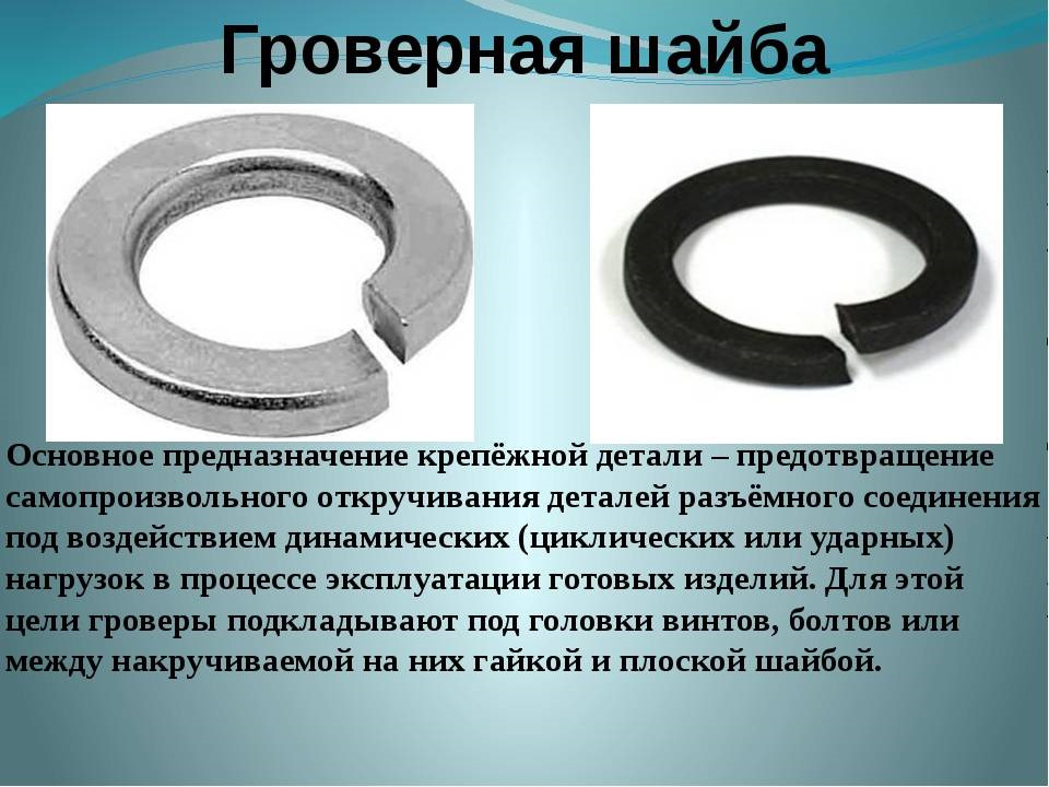 Шайбы — назначение, виды и применение для надежных крепежных соединений 5 Пружинные шайбы